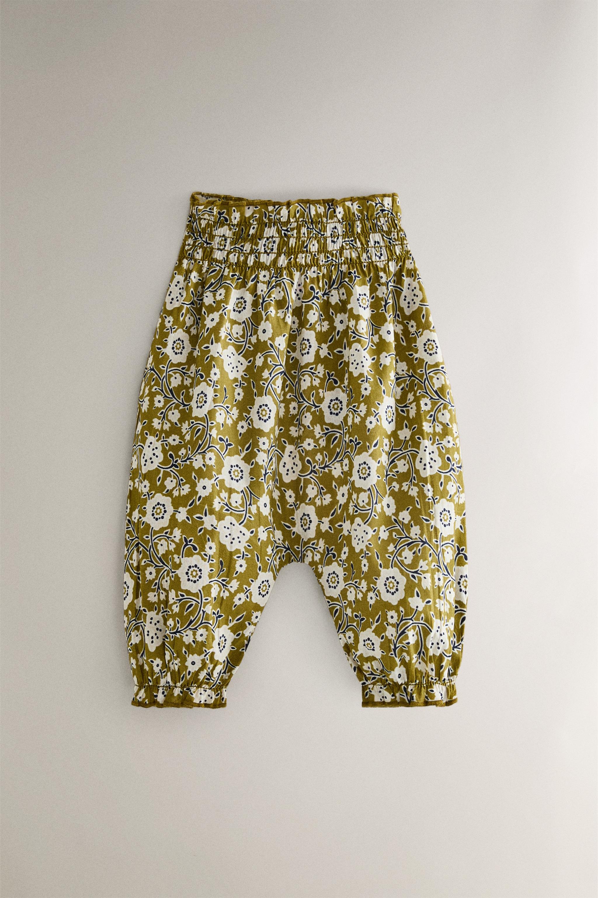 FLORAL BABY BAGGY PANTS